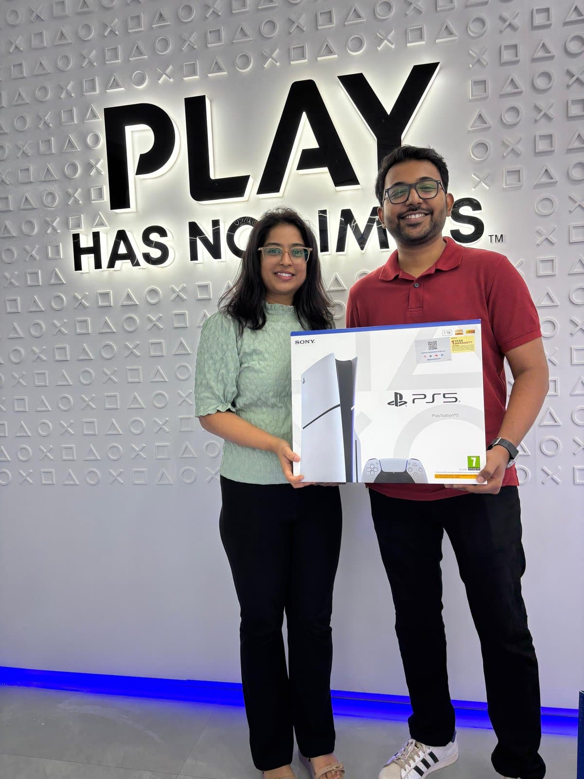 Aditi & Yash's first PS5 together