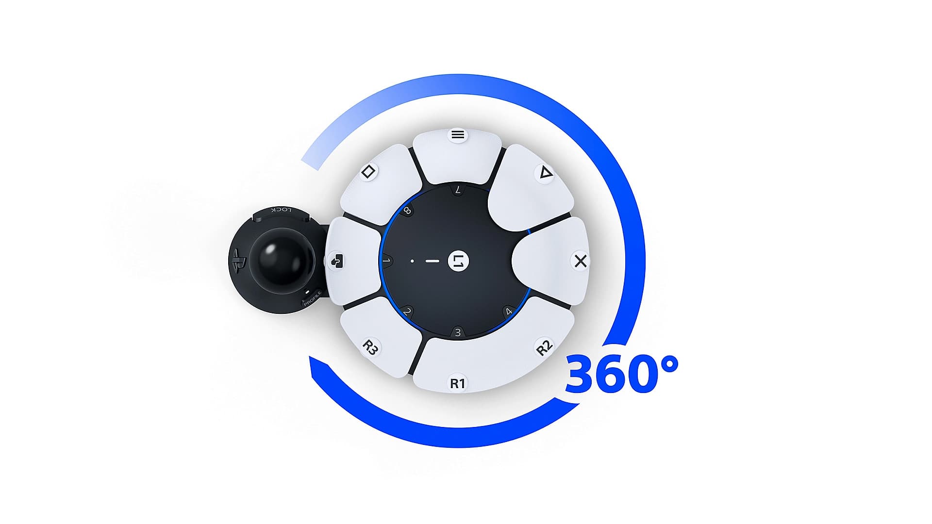 PlayStation Access Controller USB-C connectivity port