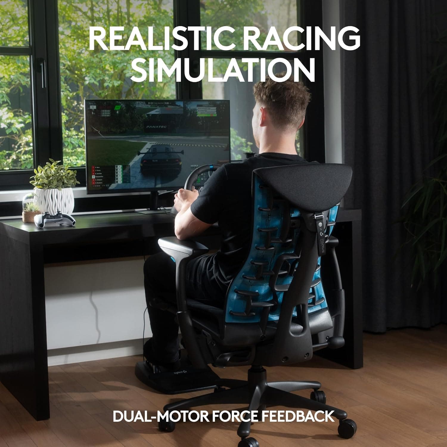 Logitech G29 Driving Force Racing Wheel – product photo · BlueVault Mumbai