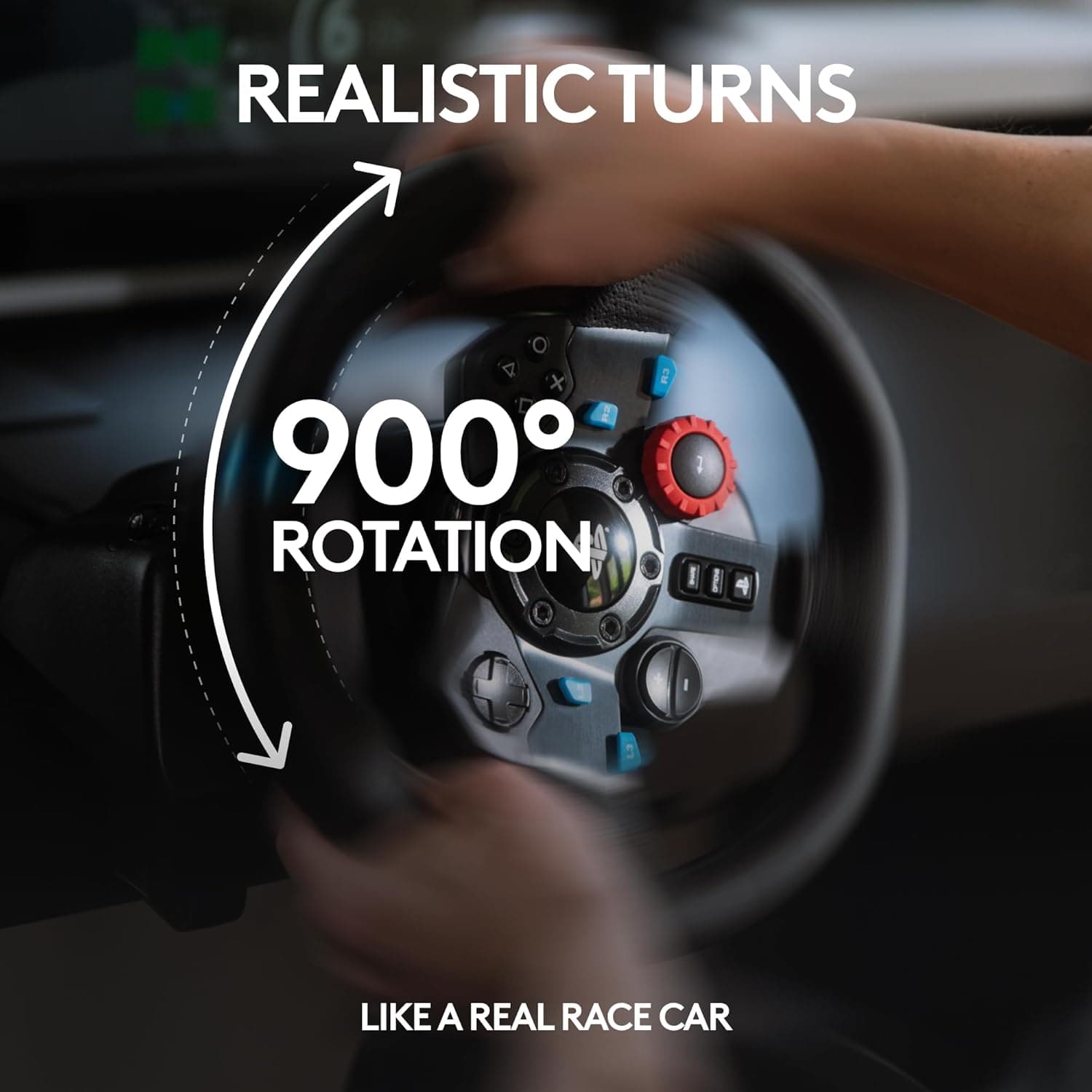 Logitech G29 Driving Force Racing Wheel – product photo · BlueVault Mumbai