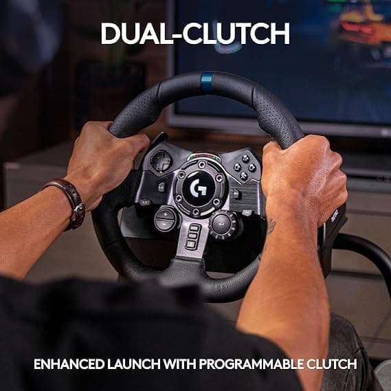 Logitech G923 TrueForce Racing Wheel – product photo · BlueVault Mumbai