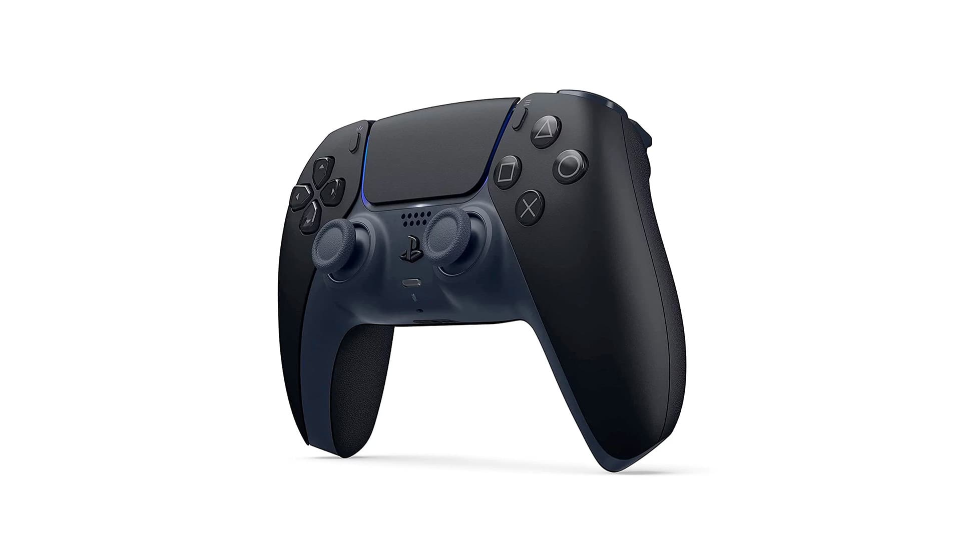 DualSense Midnight Black PS5 controller touchpad close-up