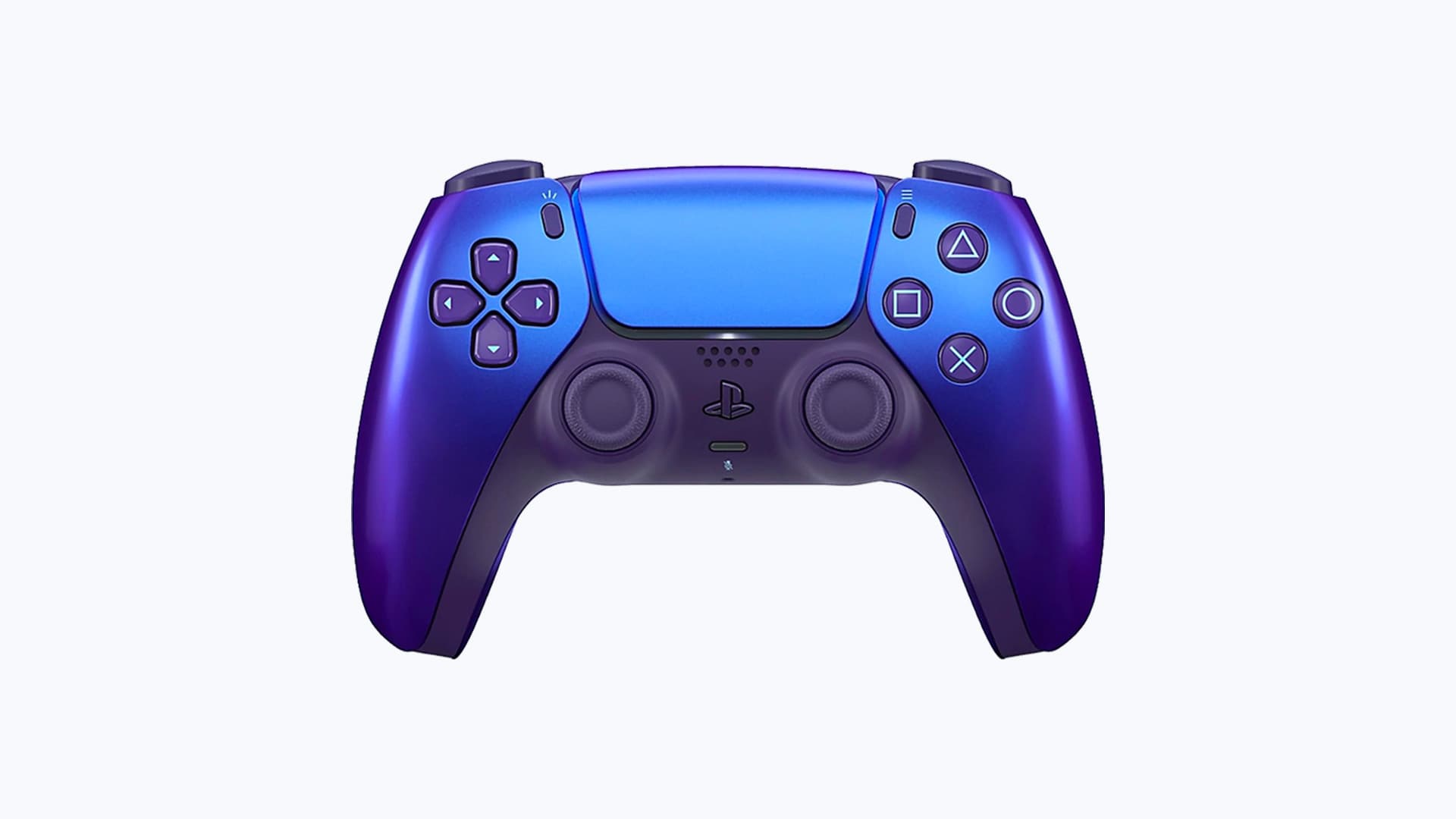 DualSense Chroma Indigo PS5 controller front view – Chroma collection