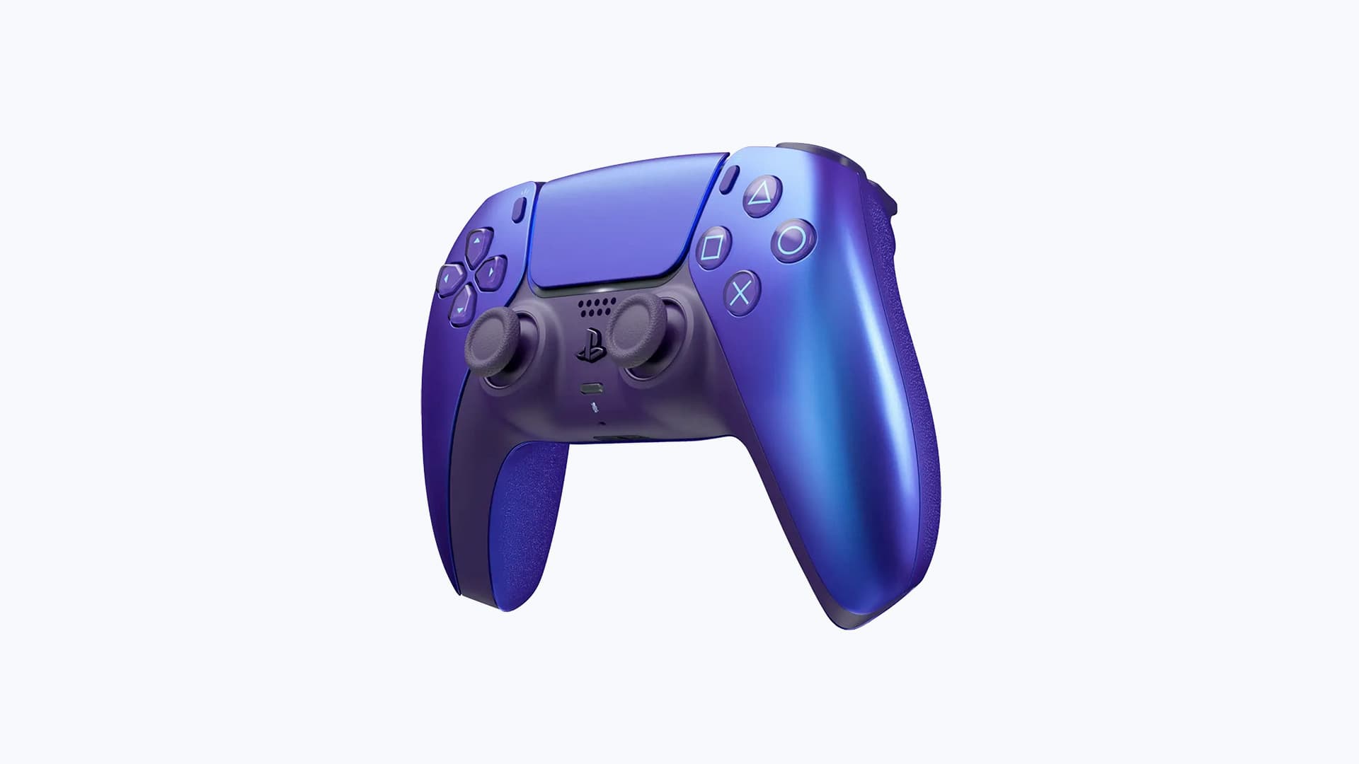DualSense Chroma Indigo PS5 controller touchpad close-up