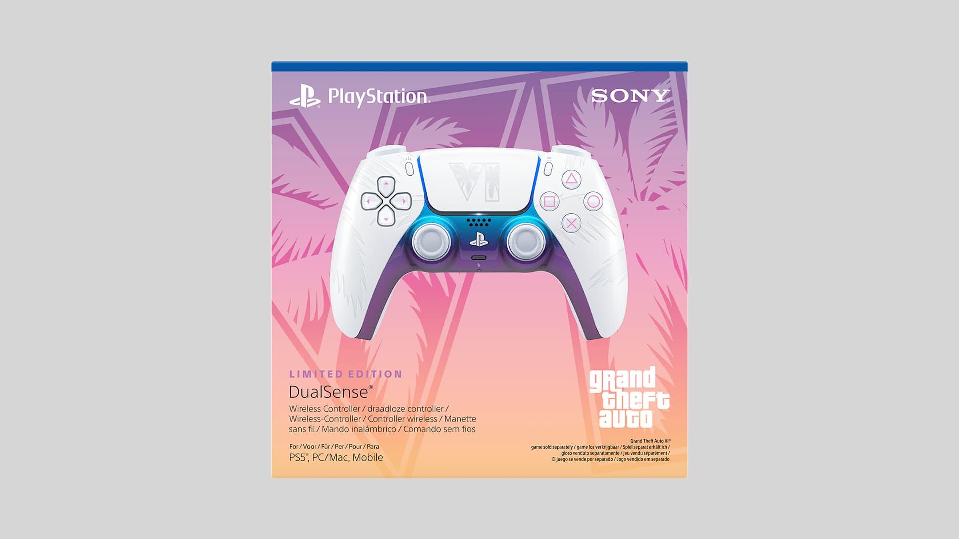 DualSense Wireless Controller – Grand Theft Auto VI White Limited Edition – BlueVault Mumbai