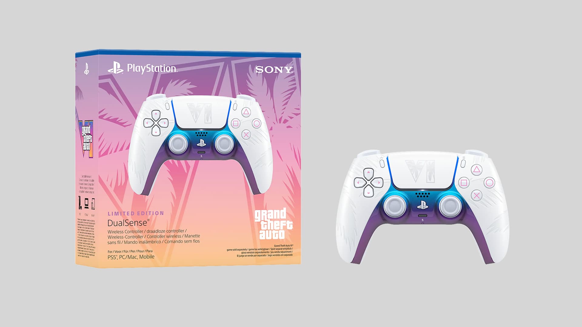 DualSense Wireless Controller – Grand Theft Auto VI White Limited Edition – BlueVault Mumbai