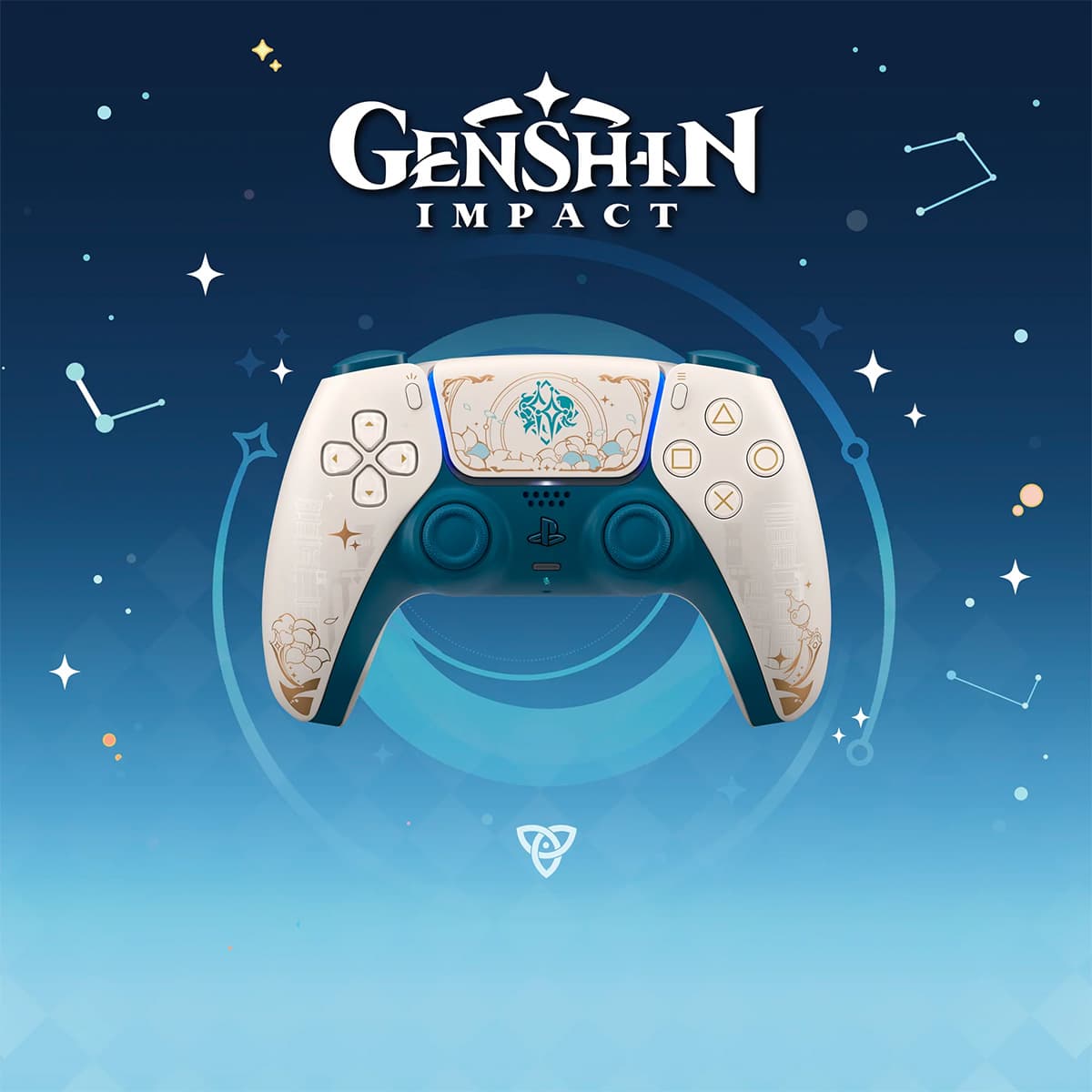 DualSense Genshin Impact Limited Edition front view