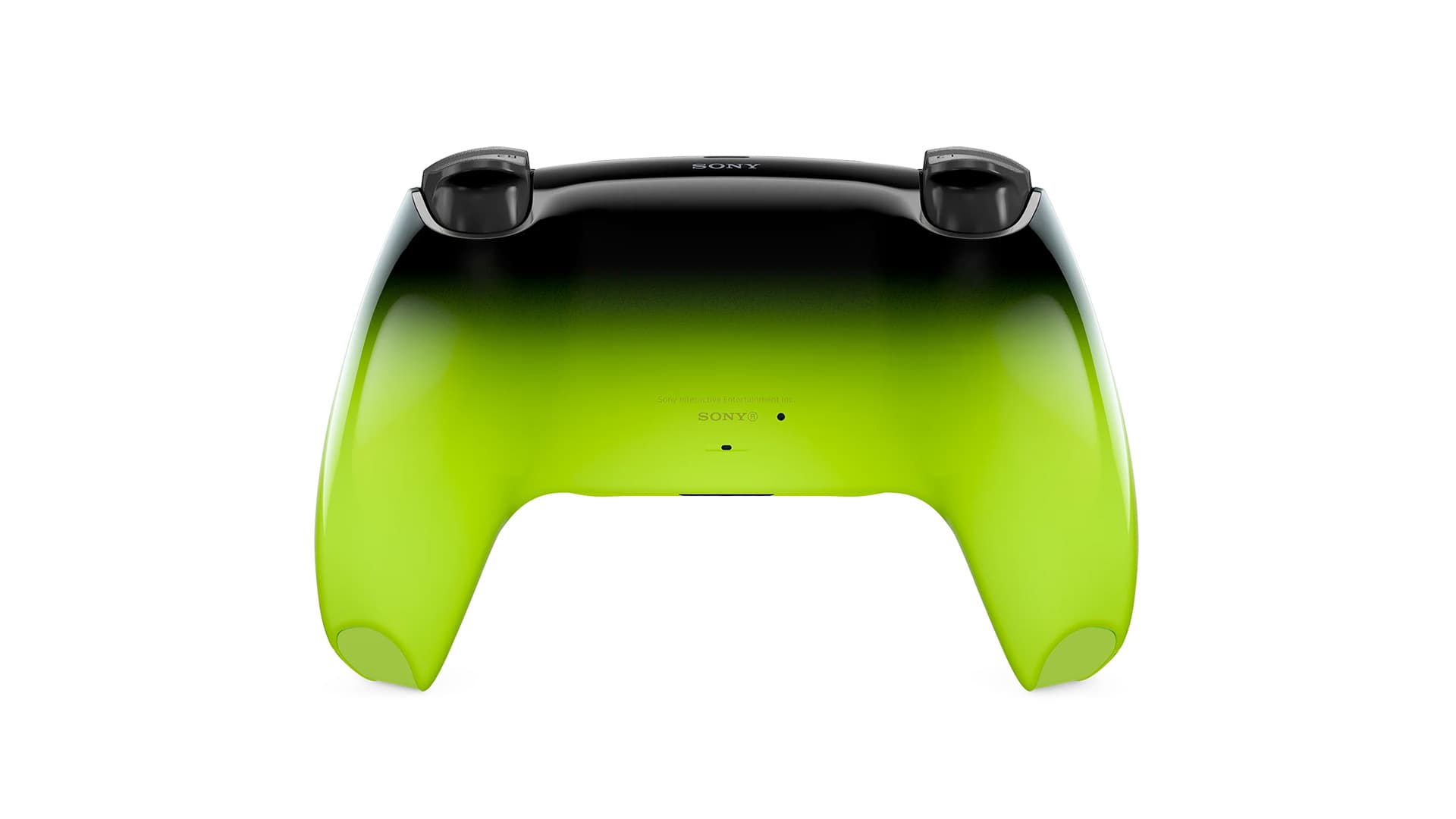 DualSense Remix Green PS5 controller front view – Hyperpop collection