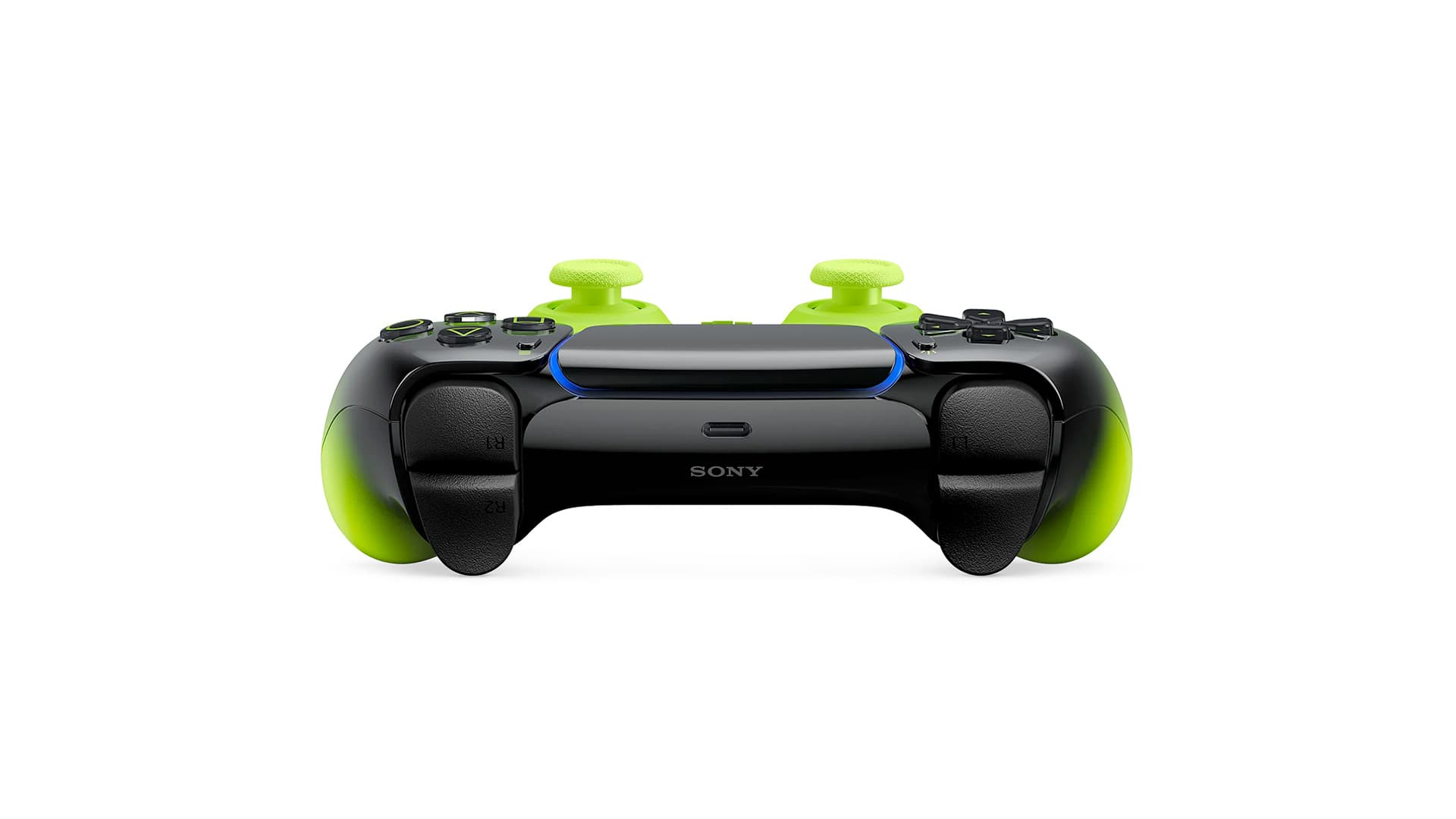 DualSense Remix Green PS5 controller touchpad close-up