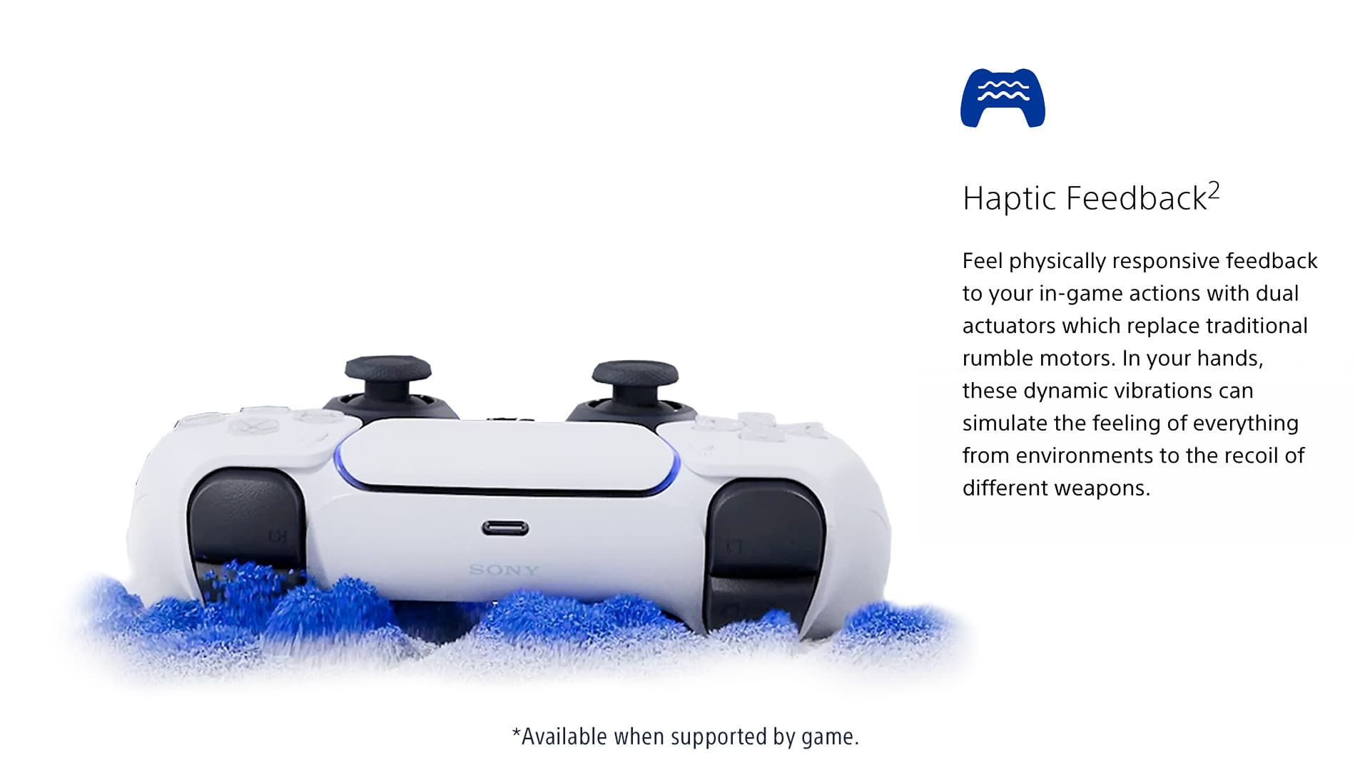 Buy DualSense White wireless controller in Mumbai – BlueVault