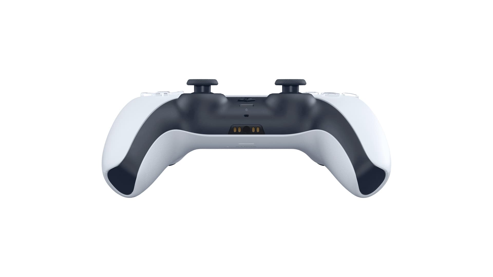DualSense White PS5 controller back view – grip and triggers