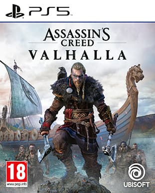 Assassin's Creed Valhalla PS5 game cover – buy at BlueVault Mumbai