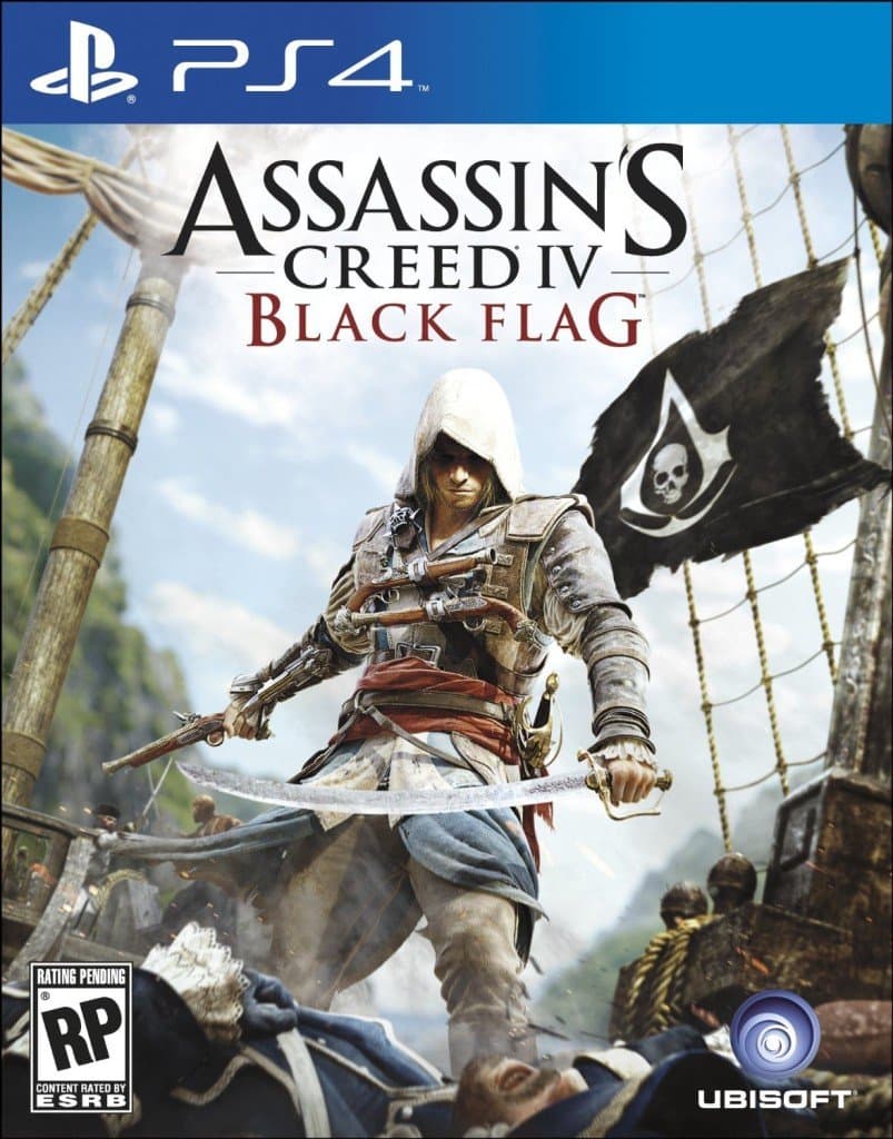 Assassin's Creed IV Black Flag PS4 game cover – buy at BlueVault Mumbai