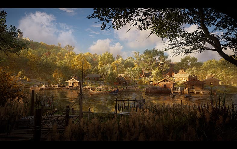 Assassin's Creed Valhalla PS4 gameplay screenshot – BlueVault Mumbai PS4 disc