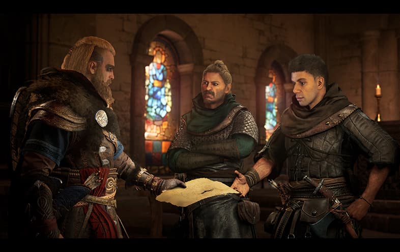 Assassin's Creed Valhalla PS4 gameplay screenshot – BlueVault Mumbai PS4 disc