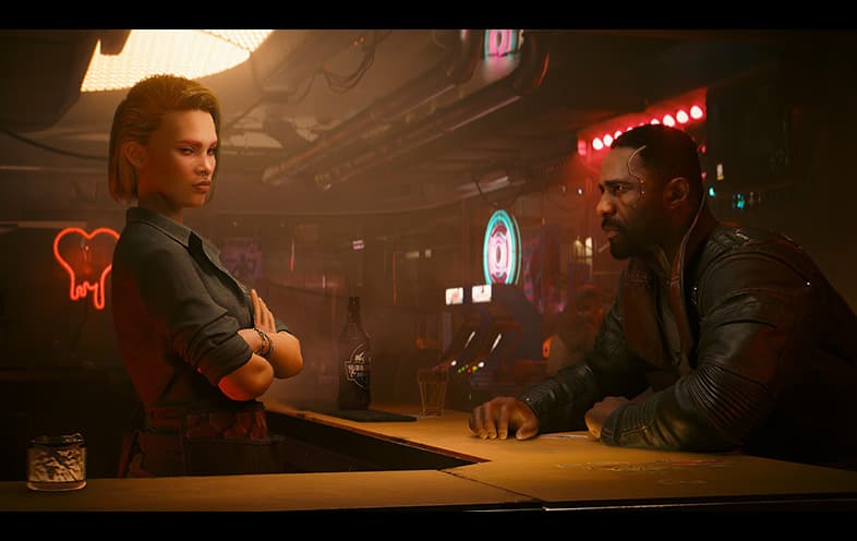 Cyberpunk 2077 PS5 gameplay screenshot – BlueVault Mumbai PS5 disc