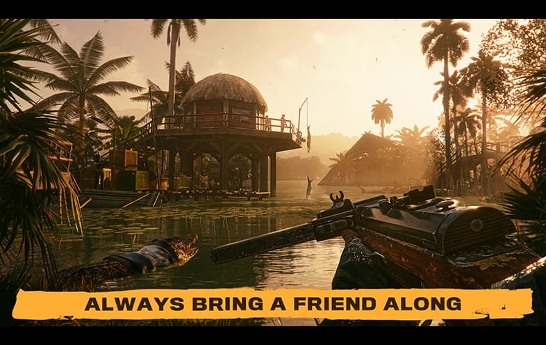 Far Cry 6 PS5 gameplay screenshot – BlueVault Mumbai PS5 disc