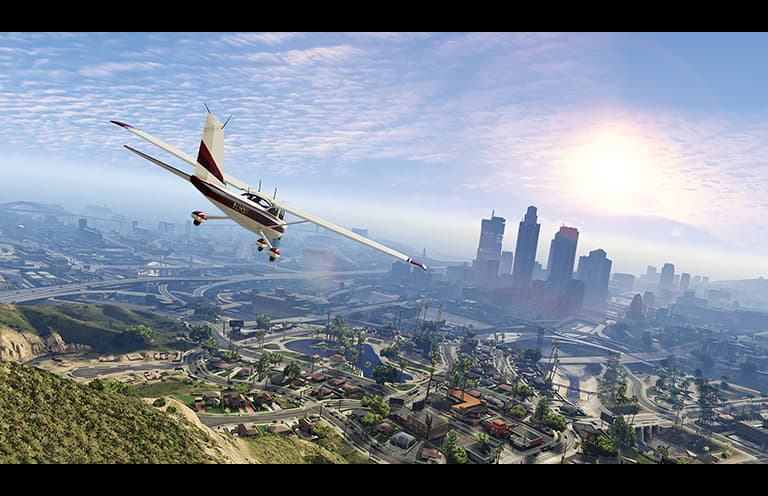 GTA V Premium Edition PS4 gameplay screenshot – BlueVault Mumbai PS4 disc