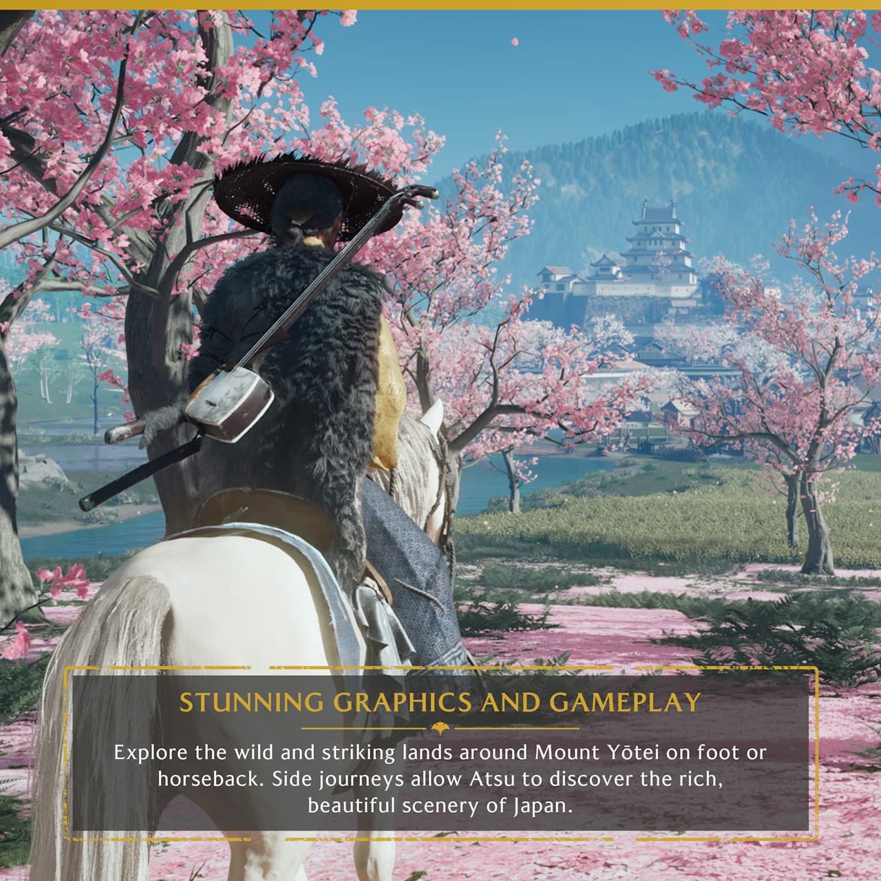 Ghost of Yotei PS5 gameplay screenshot – BlueVault Mumbai PS5 disc