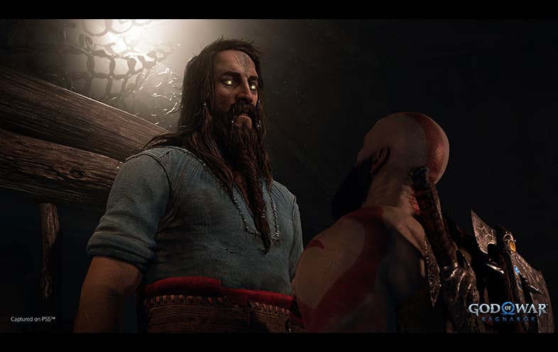 God of War Ragnarok PS4 gameplay screenshot – BlueVault Mumbai PS4 disc
