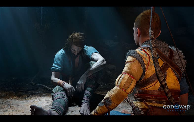 God of War Ragnarok PS4 gameplay screenshot – BlueVault Mumbai PS4 disc