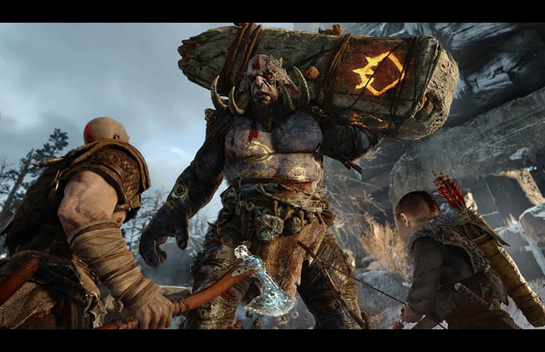 God of War PS4 gameplay screenshot – BlueVault Mumbai PS4 disc