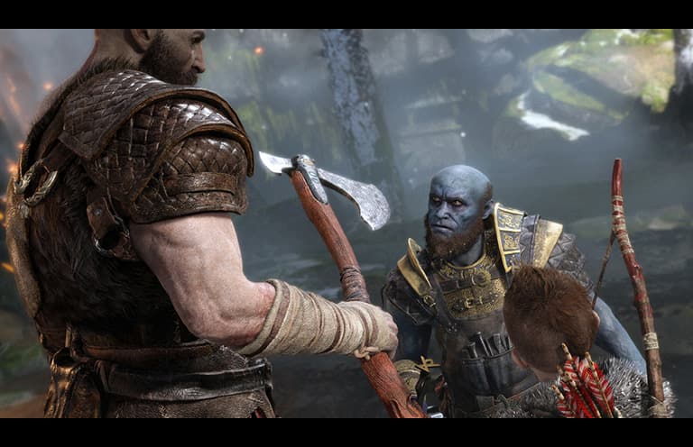 God of War PS4 gameplay screenshot – BlueVault Mumbai PS4 disc