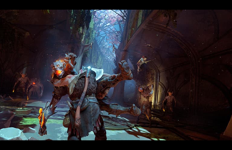 God of War PS4 gameplay screenshot – BlueVault Mumbai PS4 disc