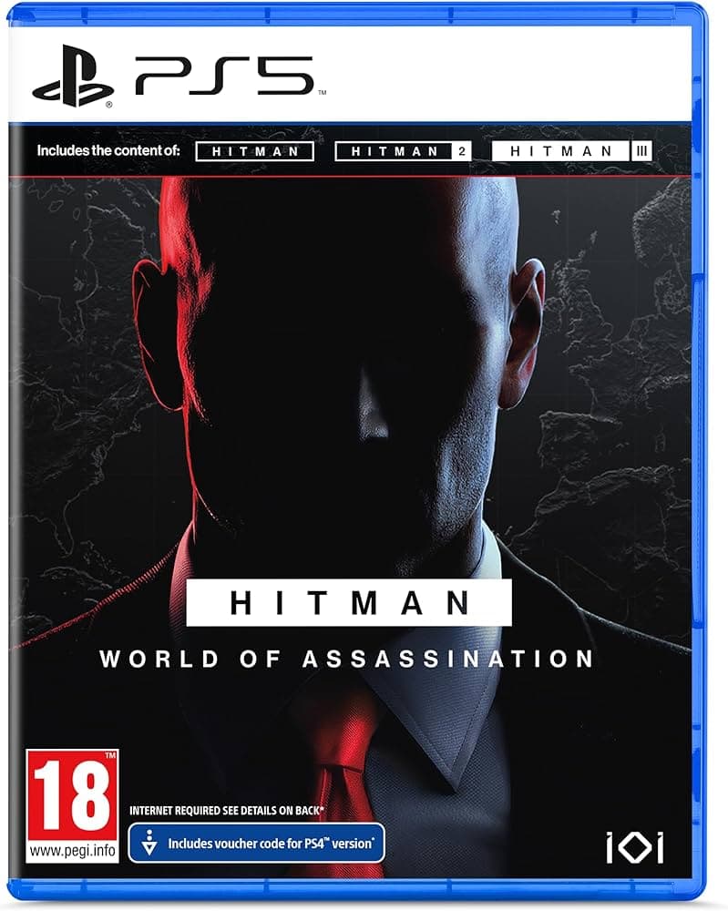 Hitman: World of Assassination PS5 game cover – BlueVault Mumbai