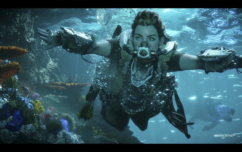 Horizon Forbidden West PS4 gameplay screenshot – BlueVault Mumbai PS4 disc