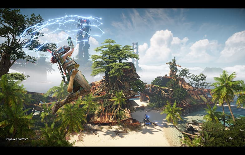 Horizon Forbidden West PS4 gameplay screenshot – BlueVault Mumbai PS4 disc