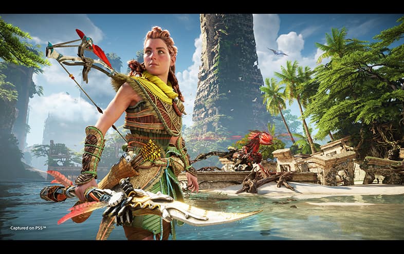 Horizon Forbidden West PS4 gameplay screenshot – BlueVault Mumbai PS4 disc