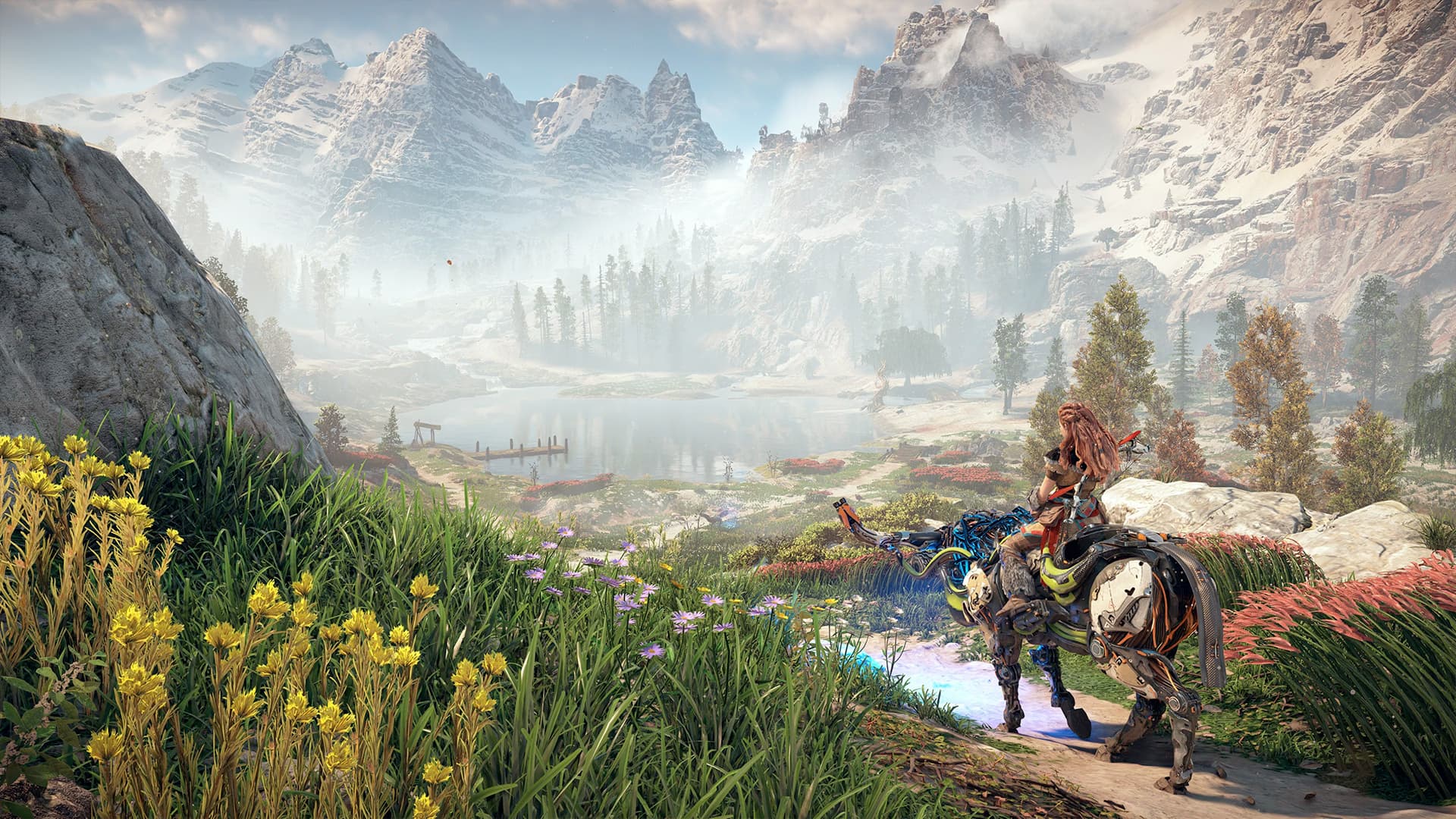 Horizon Zero Dawn Remastered PS5 gameplay screenshot – BlueVault Mumbai PS5 disc