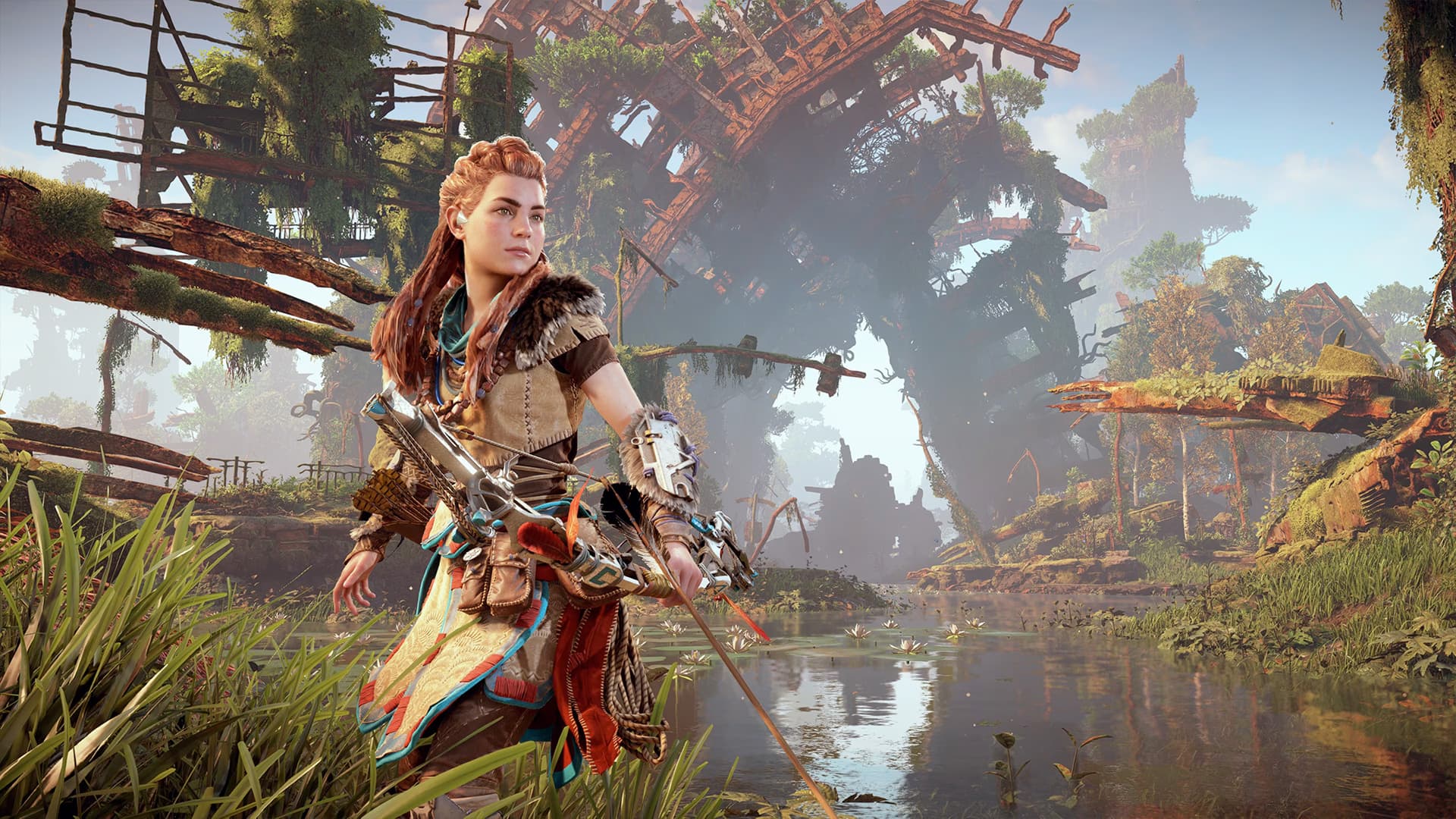 Horizon Zero Dawn Remastered PS5 gameplay screenshot – BlueVault Mumbai PS5 disc