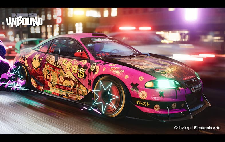 Need for Speed Unbound PS5 gameplay screenshot – BlueVault Mumbai PS5 disc