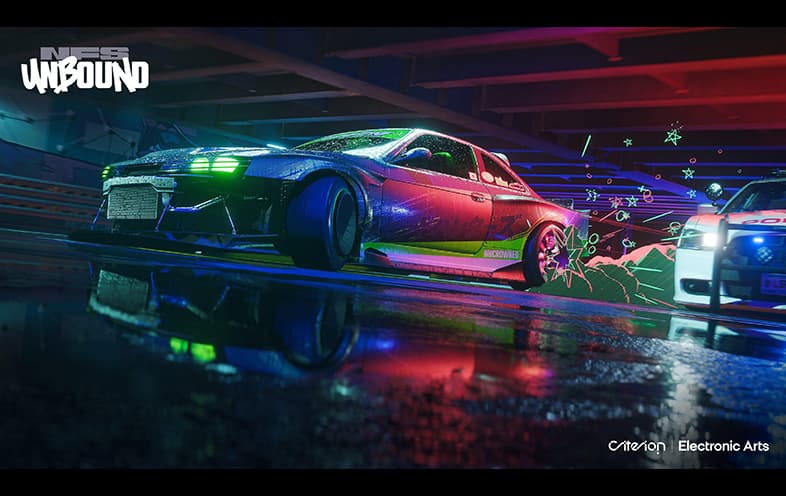 Need for Speed Unbound PS5 gameplay screenshot – BlueVault Mumbai PS5 disc
