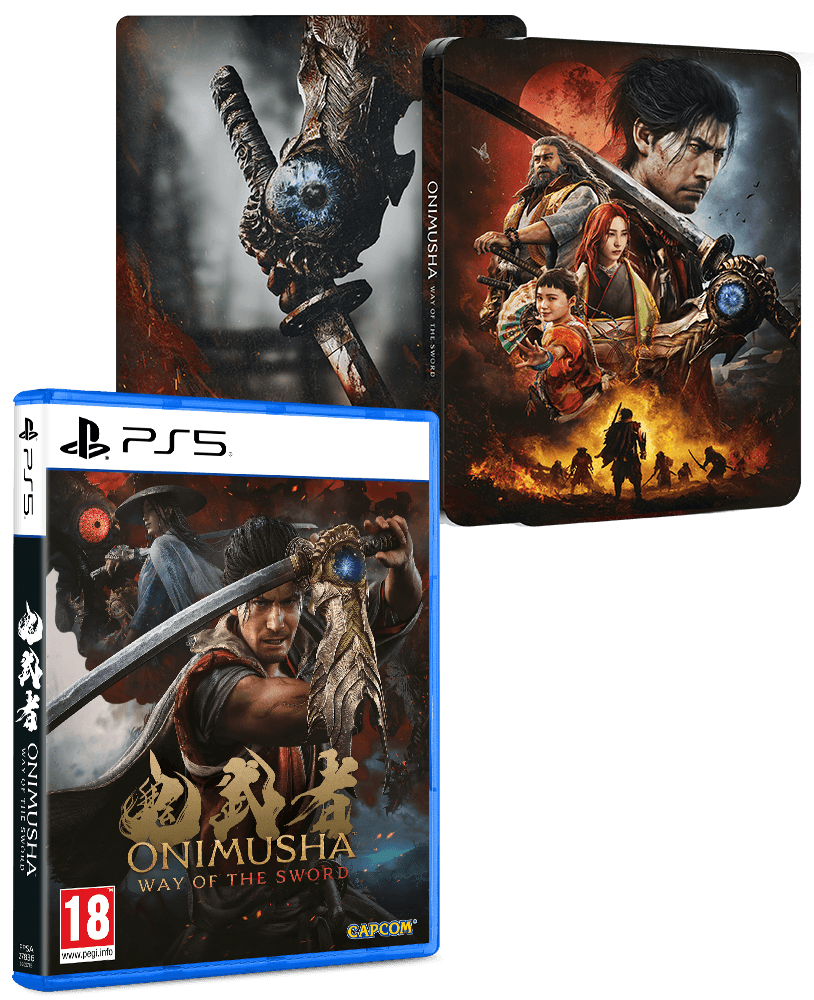 Onimusha: Way of the Sword Steelbook Edition PS5 game cover – BlueVault Mumbai