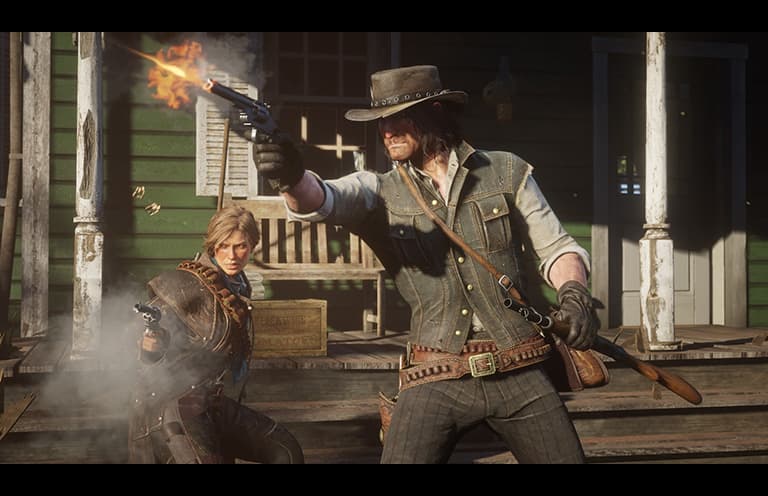 Red Dead Redemption 2 PS4 gameplay screenshot – BlueVault Mumbai PS4 disc
