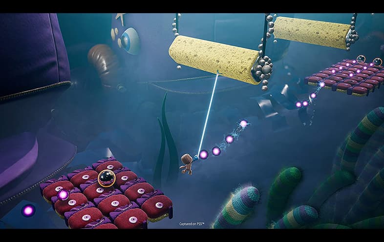 Sackboy A Big Adventure PS5 gameplay screenshot – BlueVault Mumbai PS5 disc