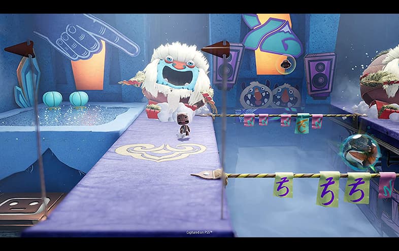 Sackboy A Big Adventure PS5 gameplay screenshot – BlueVault Mumbai PS5 disc