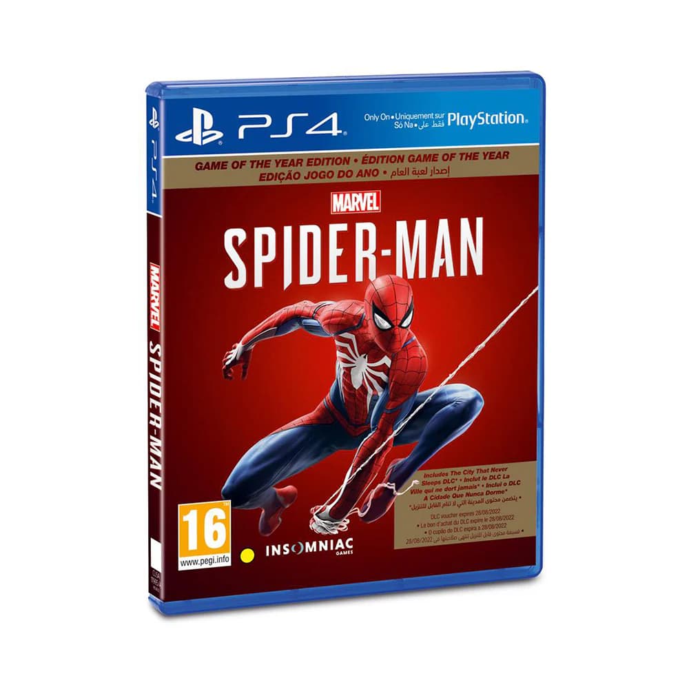 Marvel's Spider-Man PS4 game cover – buy at BlueVault Mumbai