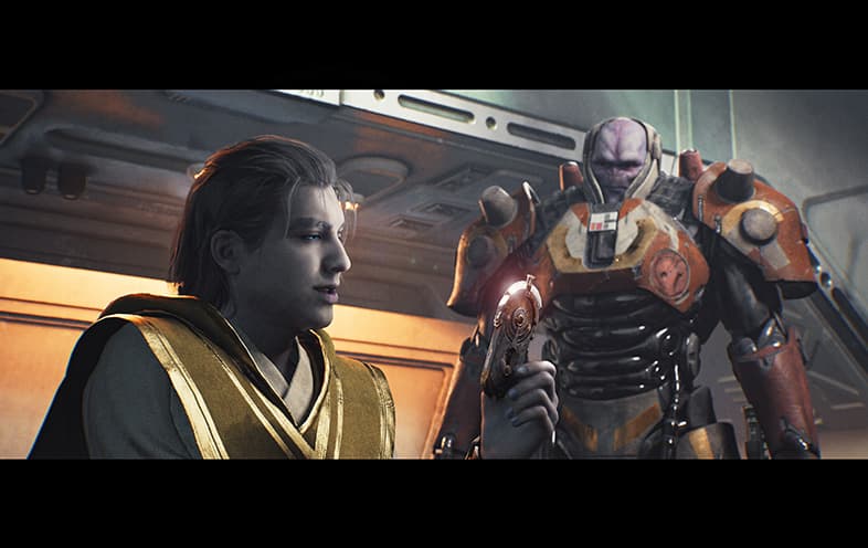 Star Wars Jedi Survivor PS5 gameplay screenshot – BlueVault Mumbai PS5 disc