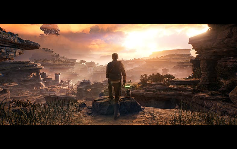 Star Wars Jedi Survivor PS5 gameplay screenshot – BlueVault Mumbai PS5 disc
