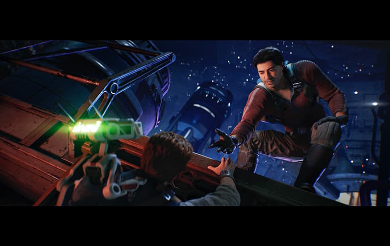 Star Wars Jedi Survivor PS5 gameplay screenshot – BlueVault Mumbai PS5 disc