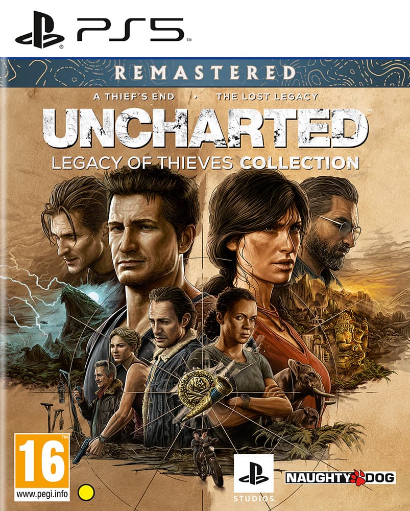 Uncharted Legacy of Thieves Collection PS5 game cover – buy at BlueVault Mumbai