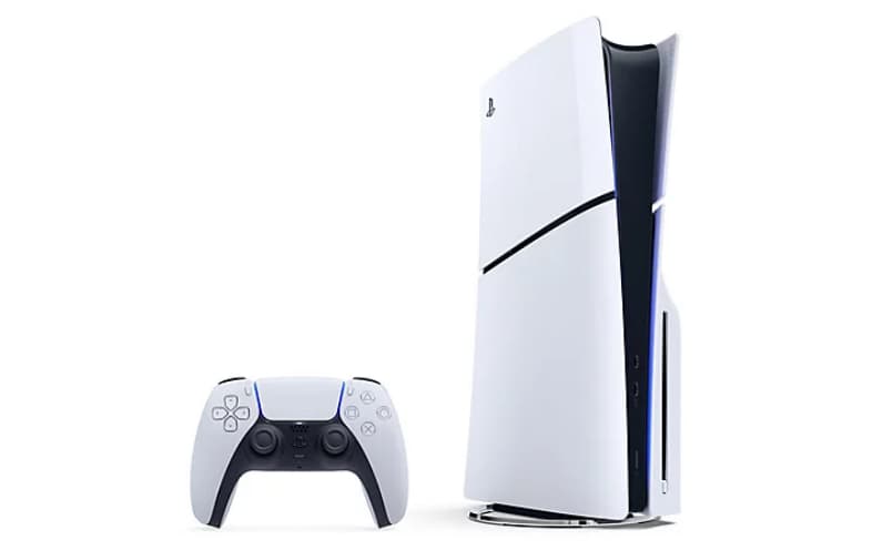 PS5 Slim Disc Edition back ports – HDMI, USB, LAN, power