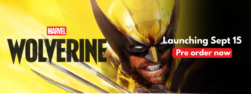 Marvel's Wolverine — PS5 exclusive, launching 15 September. Pre-order at BlueVault Mumbai.